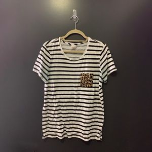 Black / White Stripe T-Shirt